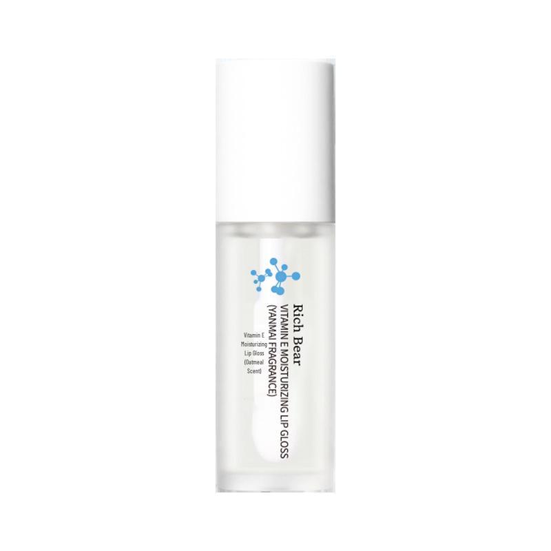 Rich Bear Transparent Vitamin E Lip Gloss: Lightens Lines, Plumps, and Primes for Autumn/Winter