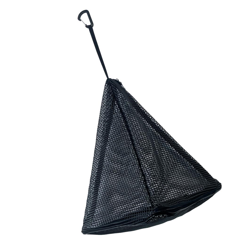 Outdoor Triangle Drying Net Camping Hanging Storage Rack Foldable PVC Organizer for Home Picnic BBQ S