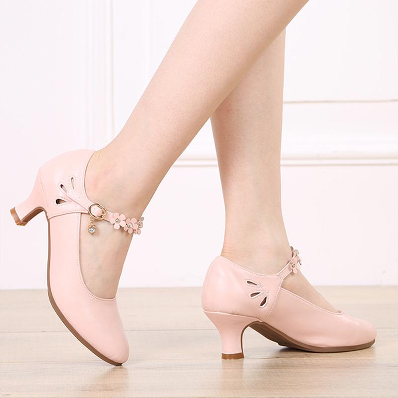 Buy Women's Single Shoes Soft Sole Mid 