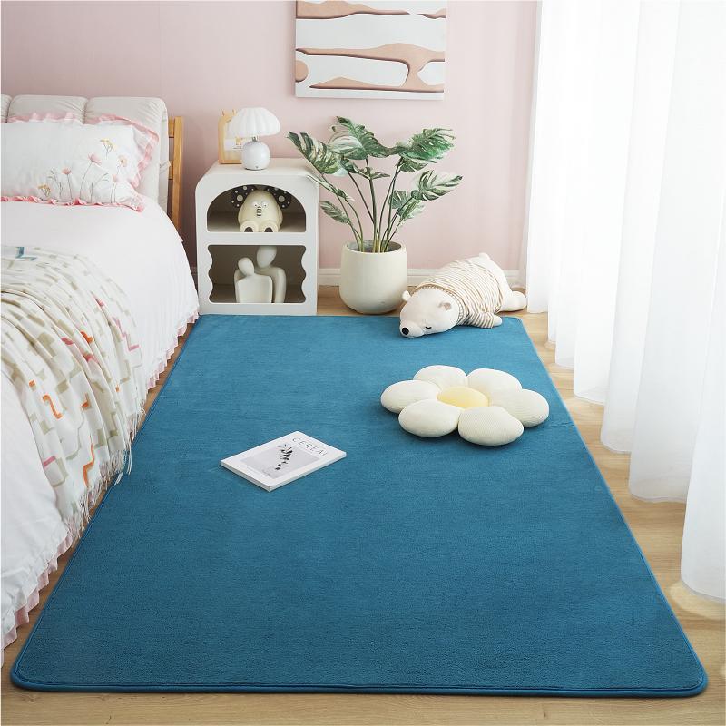 Ultra Soft Short Plush Carpet Thick Sofa Area Rug for Living Room Non-Slip Warm Kid Bedroom Floor Mat Cozy Home Decor Large Rug