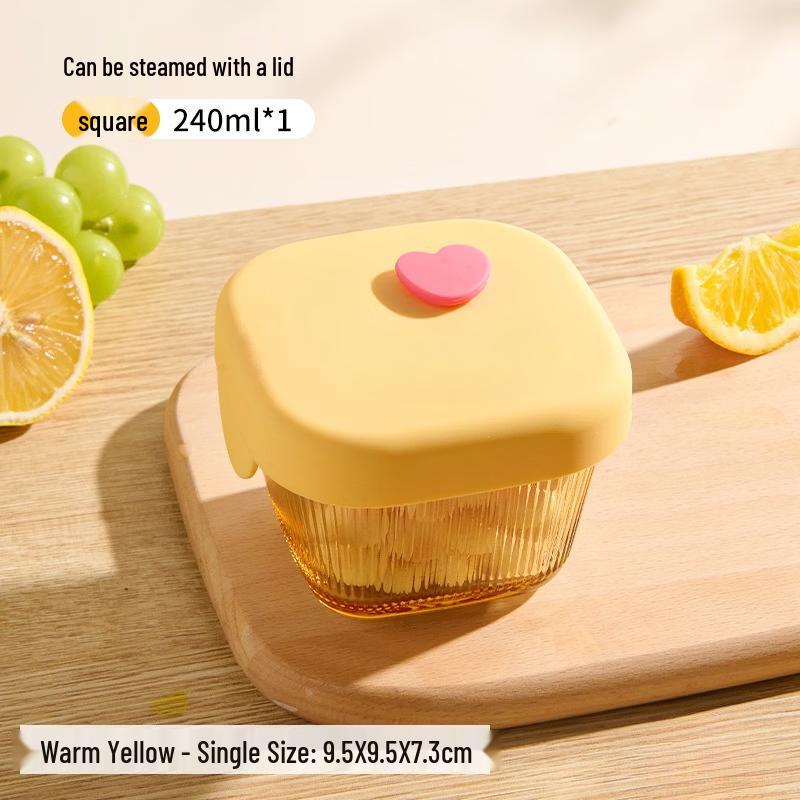 Ru Han 240ml High Borosilicate Glass Baby Food Storage Container