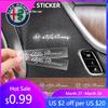 For Alfa Romeo Metal Emblem Auto Decor Wiper Decals Reflective Car Window Stickers For Alfa Romeo Giulietta Giulia GT Mito Brera
