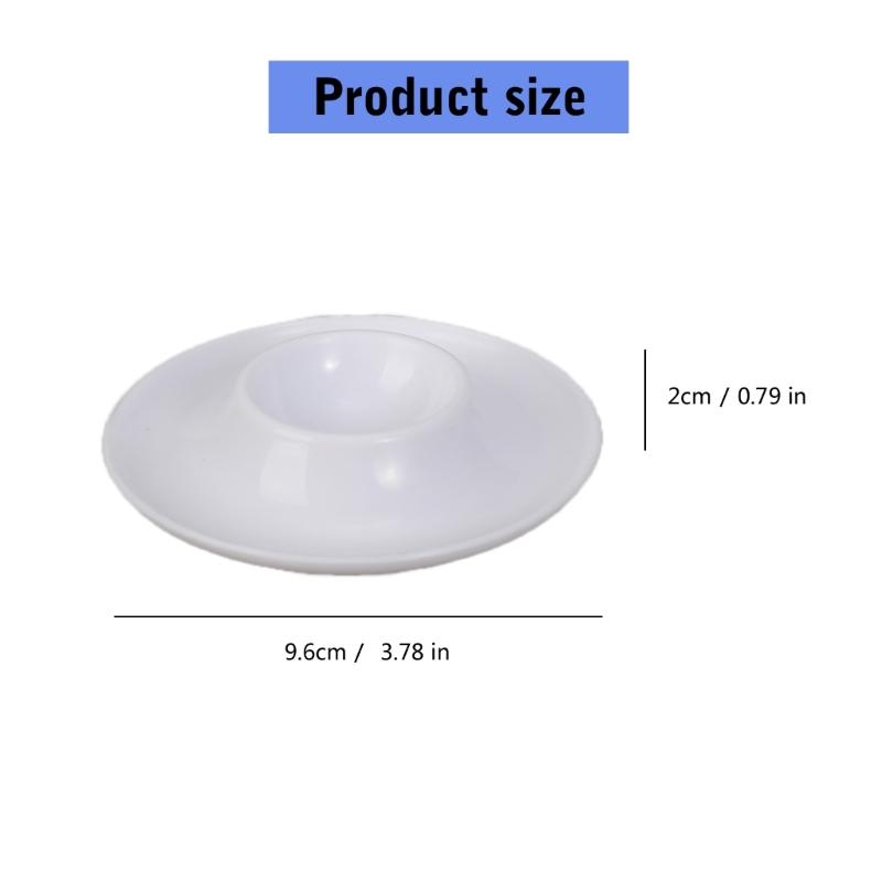 Pack of 10 Plastic Eggs Cups With Base For Serving Breakfast Brunch Kitchen Tool Microwave Safe Eggs Container