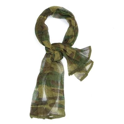 Sciarpe da collo mimetiche Moda Fazzoletto da testa Mimetico boschivo Sciarpa Deserto per Sport all'aria aperta Velo Rete Sciarpa mimetica