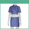 Costume d'Hôtesse de l'Air Cosplay Cinquième Élément Pour Halloween et Jeu de Rôle