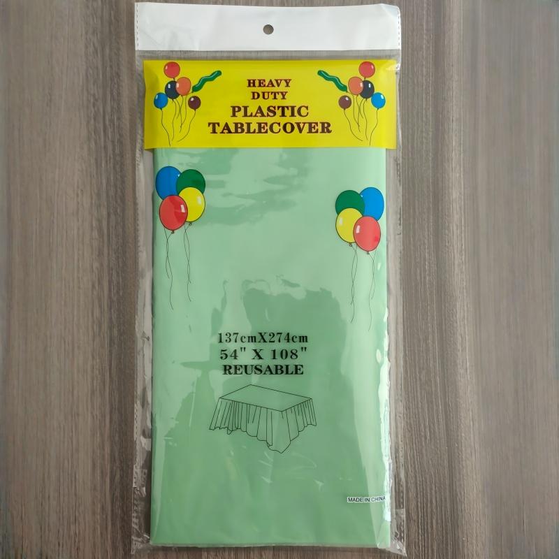 1/4Pcs solid color disposable plastic tablecloth, foldable, suitable for weddings, graduation ceremonies, and Christmas parties