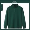 Unisex Trendy Casual Half-Zip Stand Collar Hoodie