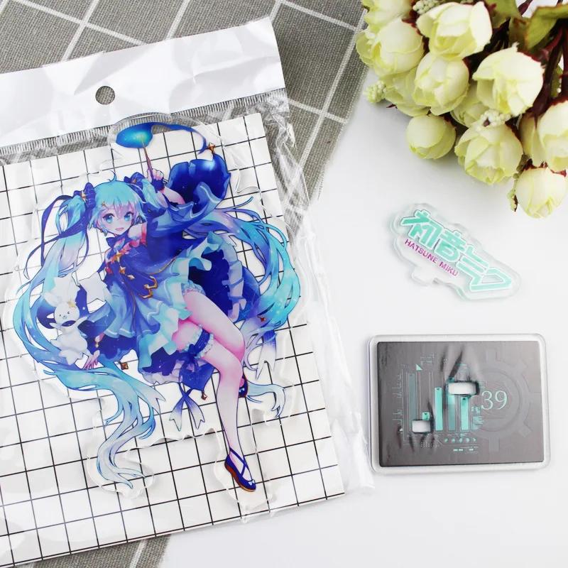 29 Types Hatsune Miku Anime Figure 16Cm Acrylic Key Chain Ornaments Presents Pendant Buckle Two-Sided Hatsune Miku Model TOYS Gift