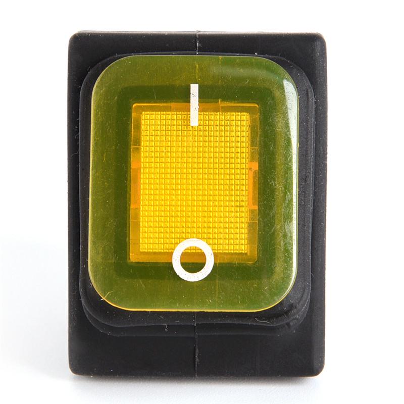 Waterproof 4 Pin 12V Led Rocker Toggle Switch Momentary Car Boat Marine On-Off