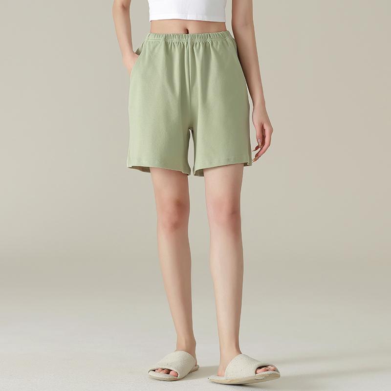 Aifen Teng Women's Loose Fit Cotton Pajama Pants: Summer, Solid Color, Plus Size, Straight Leg, Wear Indoors or Outdoors.