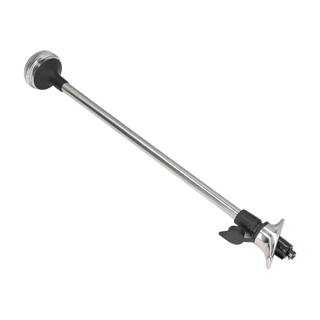 24in Telescoping Anchor Light All Round LED Stern Light 2 Pin Pole IP66 Waterproof DC12V 24V 5W