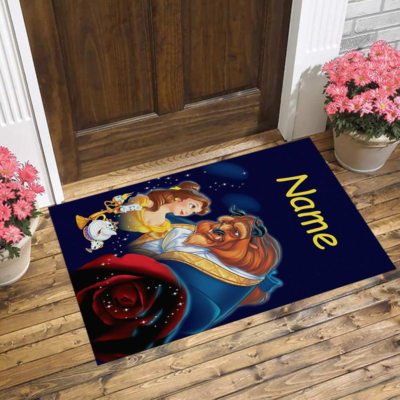 Personalized Name Princess Dreams Living Room Non-Slip Area Rug Soft Carpet for Bedroom Kids Playroom Sofa,Office Home Decor Doormat