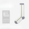 Exercise Pressure Leg Stockings for Children, Pilates Silicone Anti-slip Socks, Running, Fitness, Cycling, Women's Long Stockings