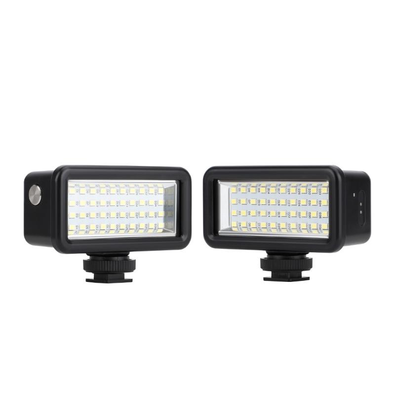 40M IPX8 Underwater LED High Power Flash Light For SLR Cameras Fill Lamp Diving Video Lights Mount