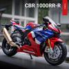 1:12 Honda Cbr1000 Cb400x Alloy Model Diecast Motorcycle Toys Car Front Wheel Steering Sound Light Miniature Motorbick Boy Gifts