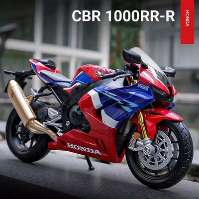1:12 Honda Cbr1000 Cb400x Alloy Model Diecast Motorcycle Toys Car Front Wheel Steering Sound Light Miniature Motorbick Boy Gifts