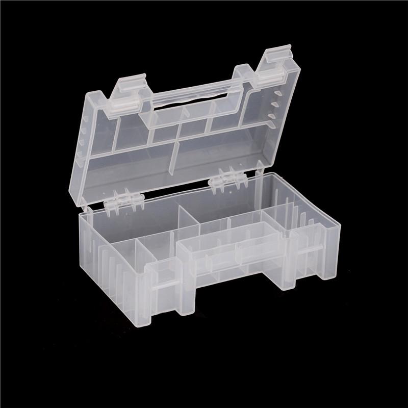 Large Portable Hard Plastic Battery Case Holder Storage Box For Aa Aaa Batteries