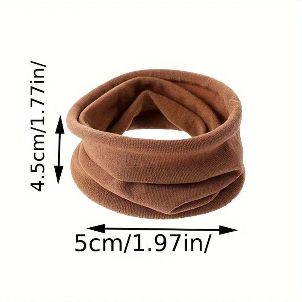 5Pcs/Set Widen Hair Band Ropes Elastic Rubber Bands New Hair Ties  Girls