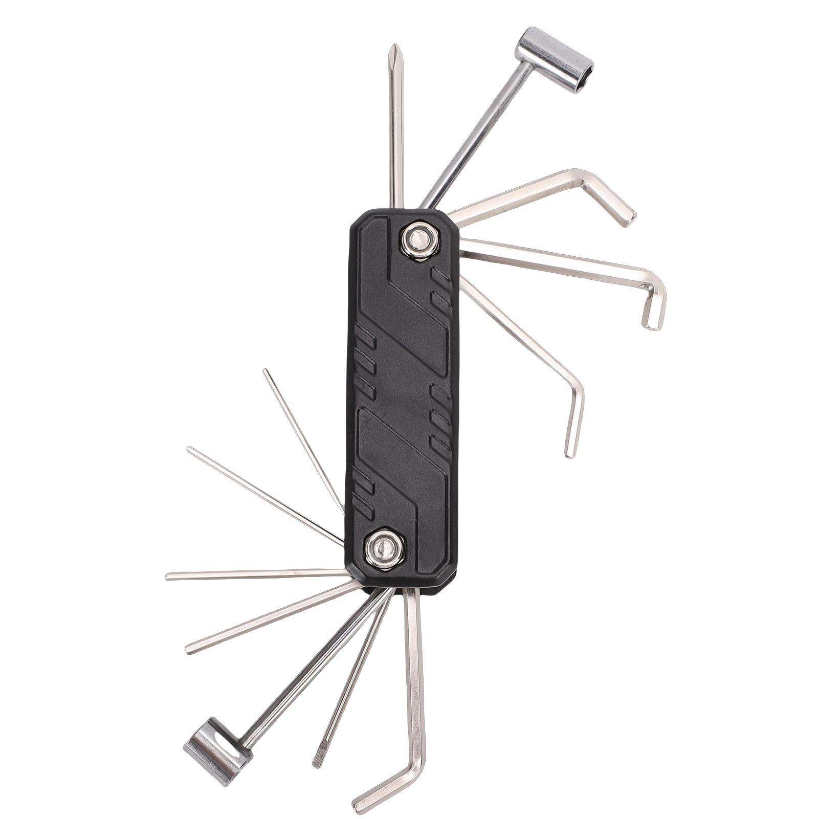 12 in 1 Guitar Wrench Multifunctional Musical Instrument Repair Wrench for Guitars Basses Effect Pedals