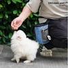 Multi-Pocket Puppy Snack Reward Bag Hands-Free Pet Snack Container Poo Bag Holder  Daily Walks