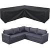 Corner Sofa Cover Waterproof Garden Furniture Set Cover Outdoor Sectional Furniture Cover -ayane