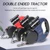 Dual Retractable Traction Rope With LED Lights,Dog Tractions Rope,Dog Chain,Cat Dog Safety Strap,For Large Medium Small Dog