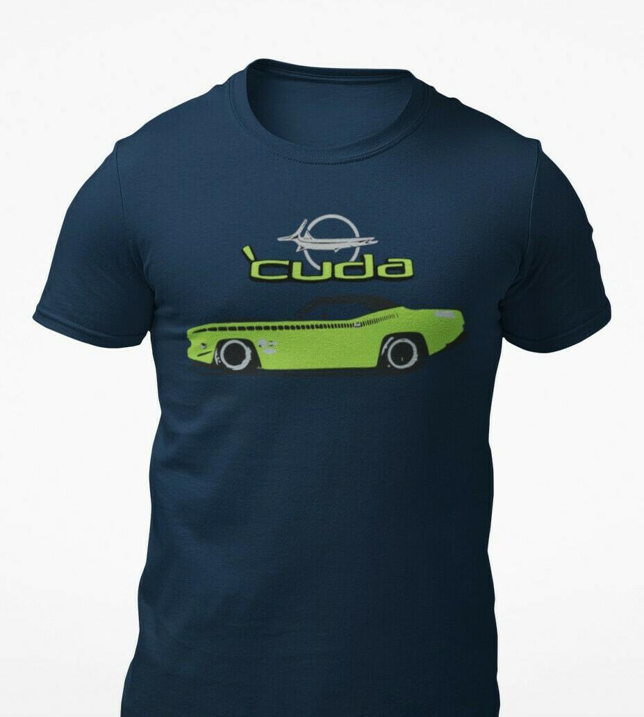 Футболка для мускул-кара Barracuda кузова E-Body Темно-синяя S