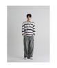 8seconds Heavy Cotton Collar Stripe Long Sleeve Tee Ivory