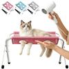 Dog Bathing Helper Pet Grooming Hammock with Stand Folding Mesh Bath Support Rectangular Cat Dog Washing Station for Nail