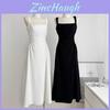 Casual Knit Fabric Long Dress With Tied Dye Pattern For Summer Vacation And Lounge Wear
