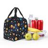 Solar System Space Planets Universe Insulated Lunch Bag for Women Office Cooler Thermal Food Box Tote Lunch Boxes Container