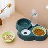 Dog Bowl Raised Cats Food Bowls with Detachable Stand 3 in 1 Pet Automatic Feeder with Water Fountain Multi Color