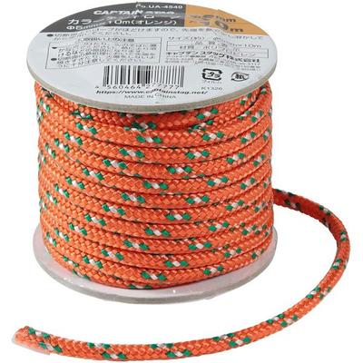 Captain Stag Captain Stag Ua 4540 [kleur Tenttouw Diameter 5mm X 10m Oranje ]