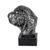 Shar Pei - Figur auf Marmor, mit silbernem Metall überzogen, handgefertigt, Marke Art-Dog