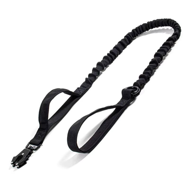 Reflective Shock Absorbing Pet Leashes with Car Seatbelt for Large Dogs Heavy Duty Tactical Bungee Dog Leash No Pull Dog Leash