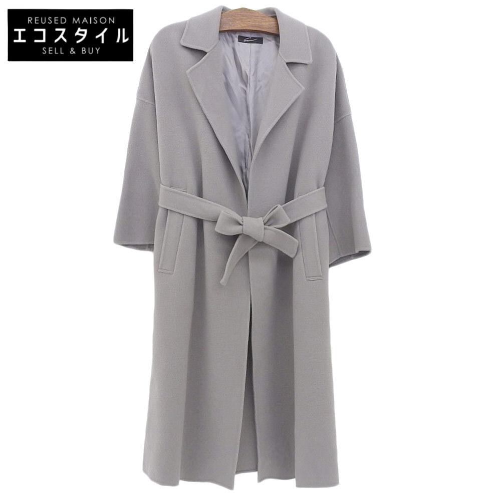 Stunning Lure Wool Chesterfield Coat for Women, Grey 1 Coat 1 grayUsed