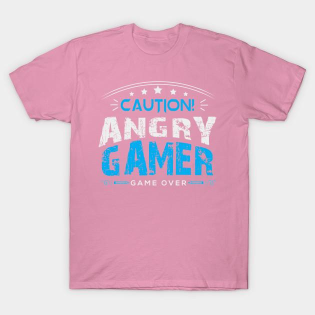 T Blouse Women Angry Gamer Tees Best Gamer Harajuku Print Kawaii Tshirt Summer Short Sleeve Female T-Blouse Top Tee
