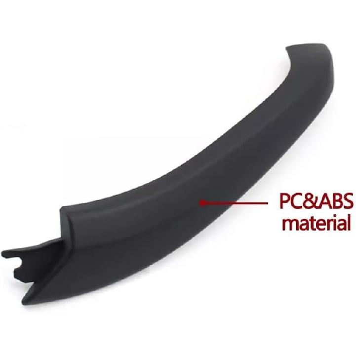 Interior Door Pull Handle Cover Trim for BMW X3 G01 X4 G02 F97 F98 2018 2019 2020 2021 Inner Door Handle Replacement (Black, Left Driver Side)