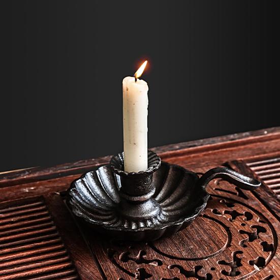 Candle Holder Exquisite Display Stand Romantic Vintage Desktop Candlelight Household Supply