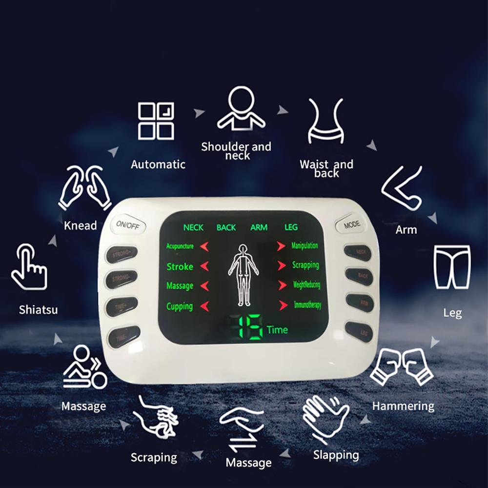 Electrical Muscle Relax Stimulator Massager Therapy Machine Pain Relief