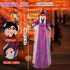Realistic Halloween Witch Hangings Unique Halloween Witch Decoration with Sound and Lights for Indoor Outdoors Use
