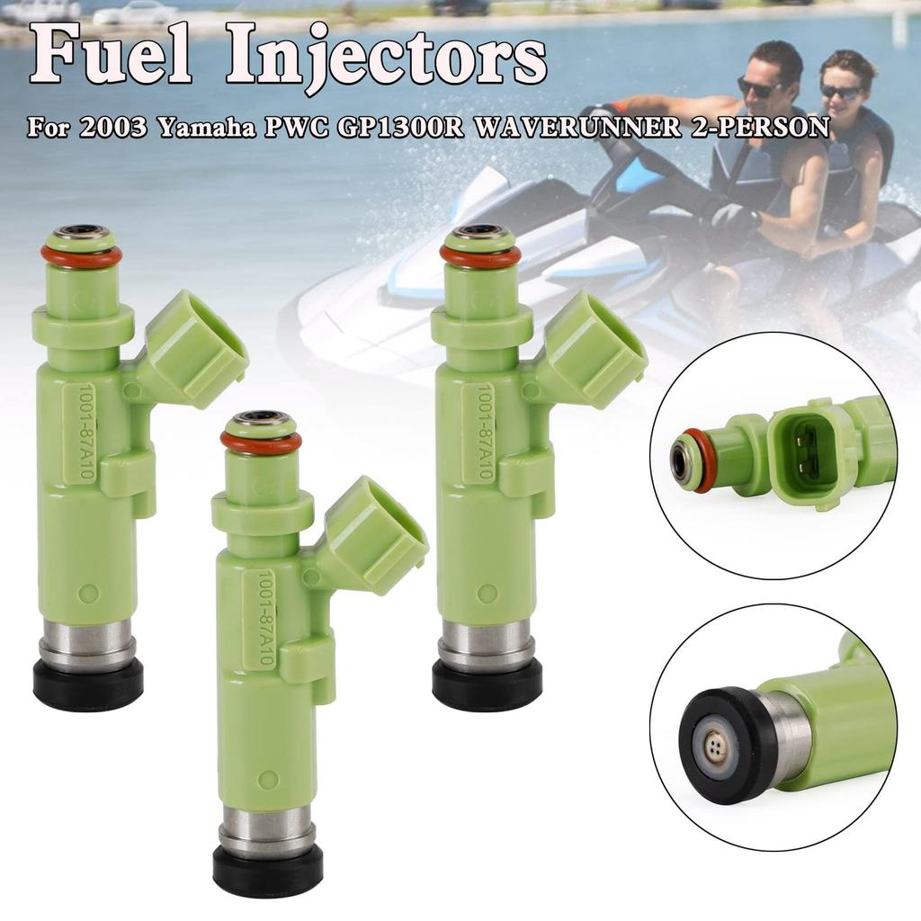 Bruce & Shark Fuel Injector 3pcs Motorcycle Fuel Injector for 2003 Yamaha PWC GP1300R