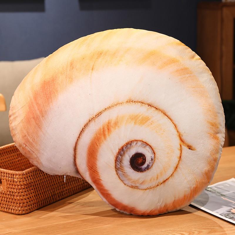 Simulation Shell Conch Oysters Sand Snail Starfish Plush Toy Stuffed Soft Ocean Animals Pillow Creative Decor Boys Girls Gift