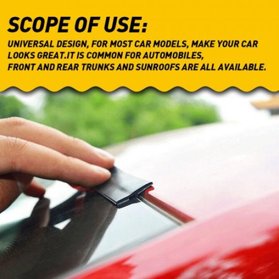 2Set Car Roof Windshield Window Rubber Seal Strip Sealed Moulding Trim Accessori