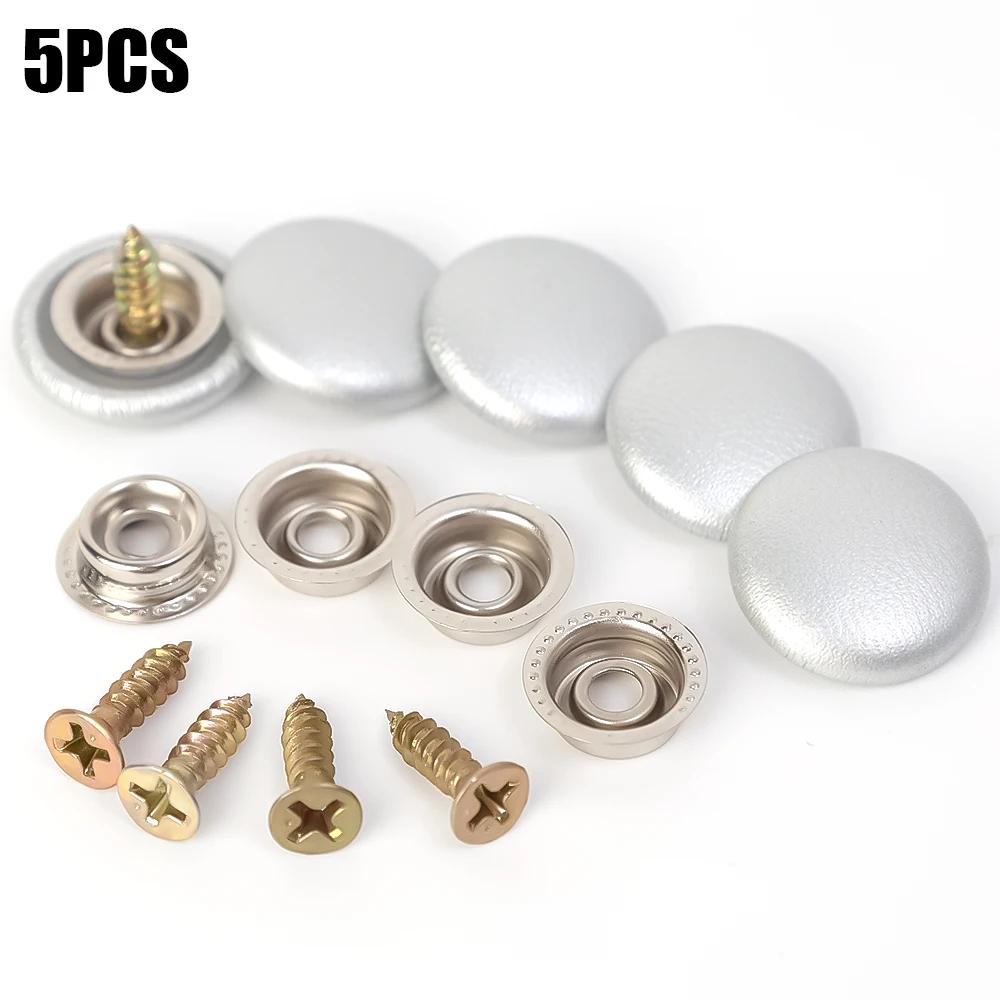 Car Roof Fixing Buckles Screw Set Interior Ceiling Headliner Cloth Repair Screw Cap Pu Rivets Retainer Buckle Accessories