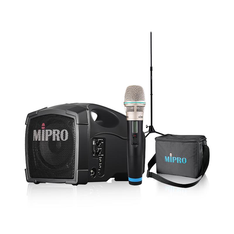 

MIPRO MA-101B Portable PA System with Handheld Microphone CN plug (adapter included)