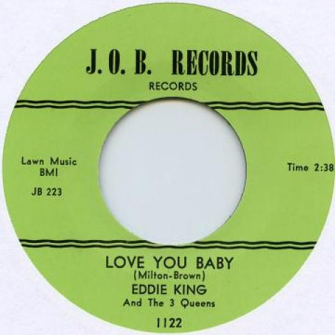 

7-дюймовая пластинка EDDIE KING - Love You Baby / Shakin Inside JOB1122 JOB UK 1960 UK Блюз