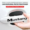 Car Door Sticker Carbon Fiber Scratches Auto Handle Protection Film For Ford Mustang Spoiler Shelby GT 350 500 Cobra E Focus 2 3 MK3 Kuga