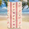 Sea Star Shell Beach Towel Towel Blanket, Absorbent Quick Drying Beach Resort Pool Towel