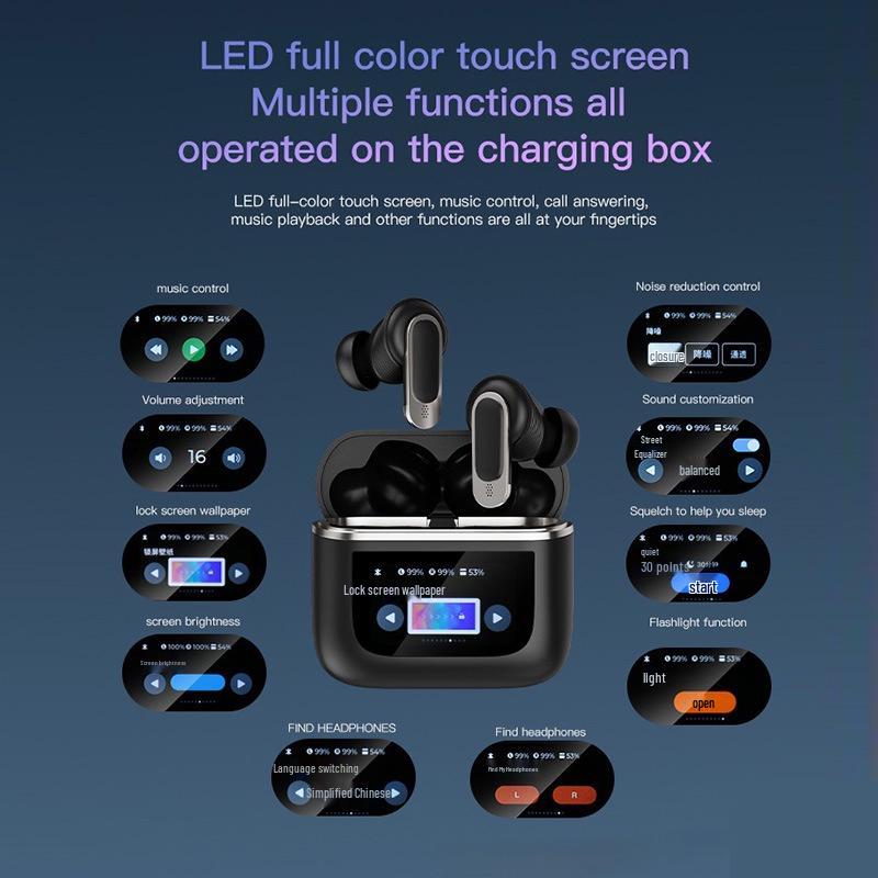 V8 Bluetooth Wireless Color Screen Headset, JBL-Compatible